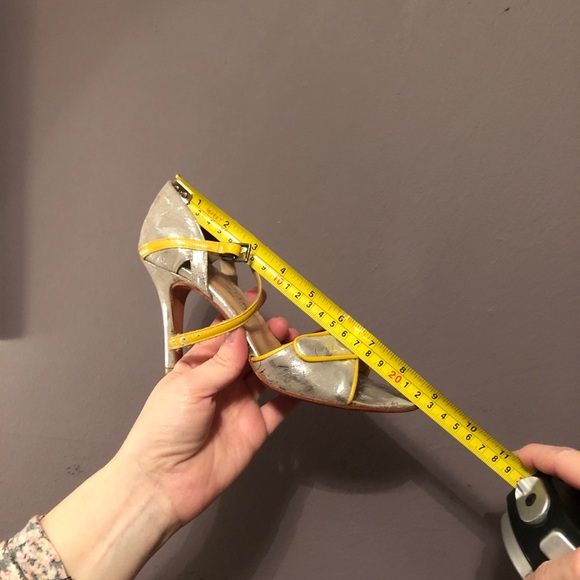 Real Tango shoes Aurora Lubiz silver yellow Hand Made in Buenos Aires 34 4 - Picture 15 of 15
